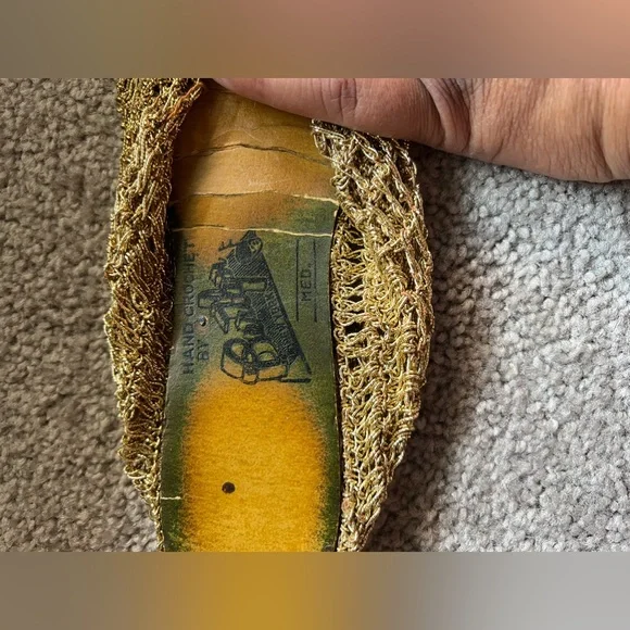 Stretchy Gold Gypsy Moccasin - Picture 8 of 9